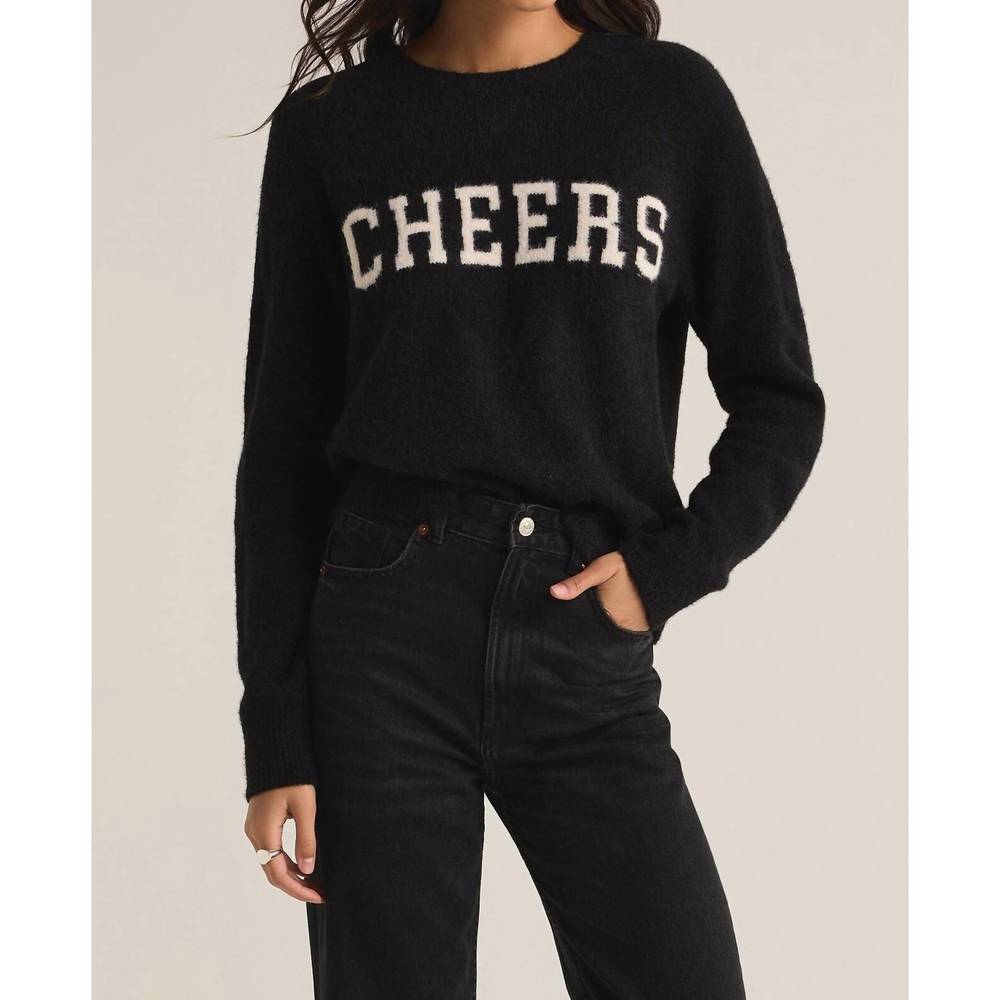 Z Supply Black 'Cheers' Sweater